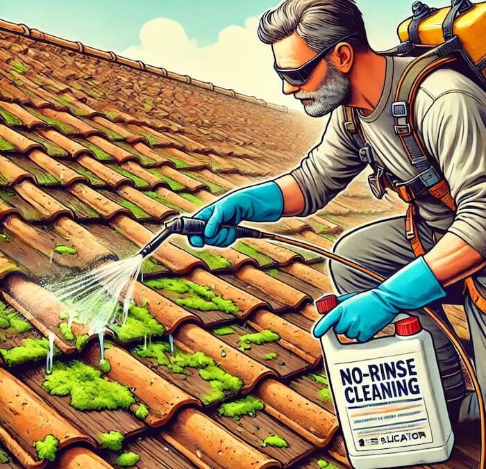 Produit nettoyage toiture professionnel sans rinçage