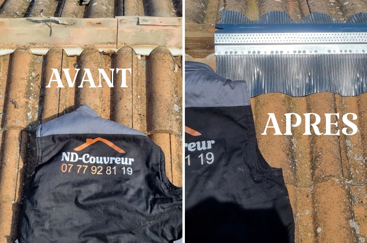 Remplacement de closoir toiture Remplacement de closoir toiture